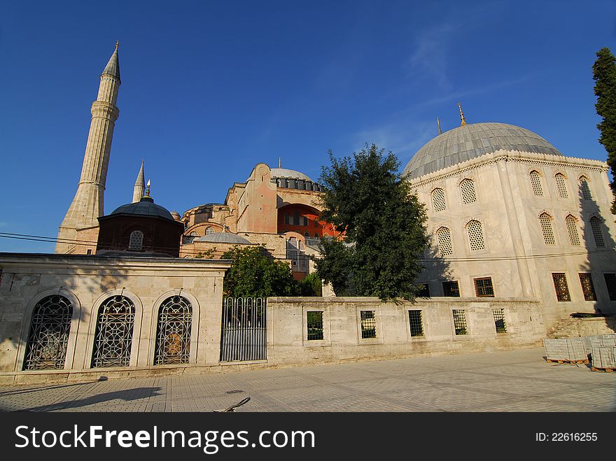 A view of Santa Sofia in Istanbul