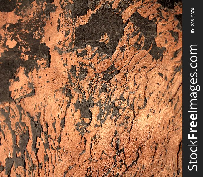 Copper surface as a background. Copper surface as a background