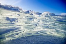 Wall Of Ice Stock Photography