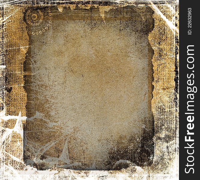 Old grunge abstract background with frame. Old grunge abstract background with frame