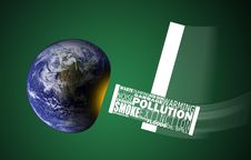 Concept Image With Earth S Environmental Problems Stock Image