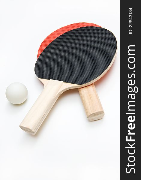 Ping Pong Paddles and Ball