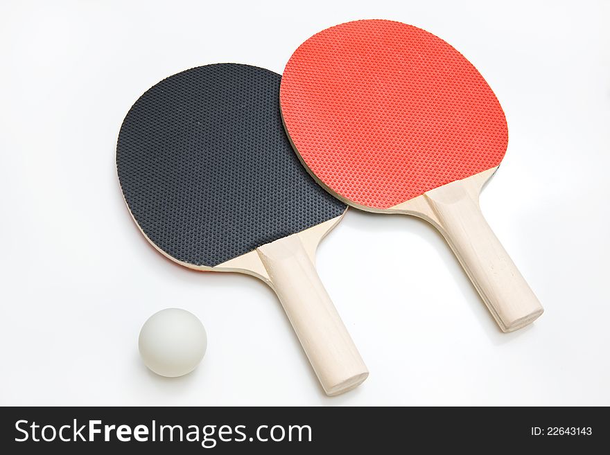 Ping Pong Paddles And Ball