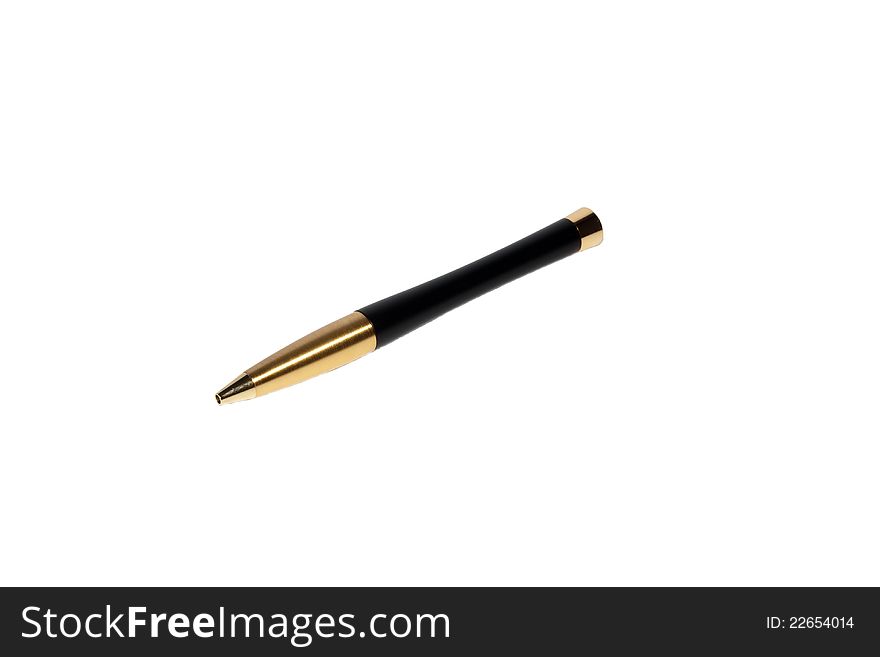 Pen In studio on a white background. Pen In studio on a white background