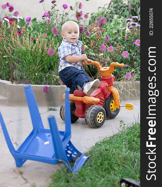 Boy Riding Bike