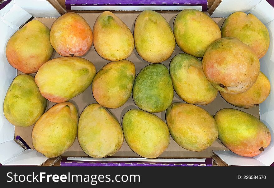 Mango for sale on farmers market