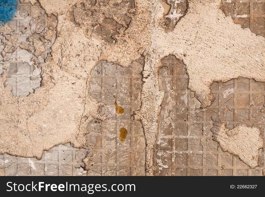 Old wall background, has a fibrous Suitable for background. Old wall background, has a fibrous Suitable for background.