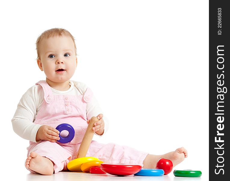 Baby Playing With Color Toy