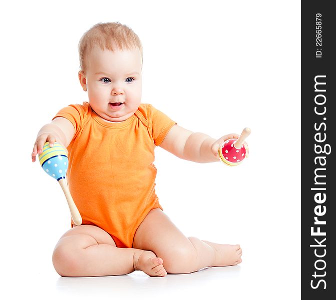 Baby Playing With Musical Toy