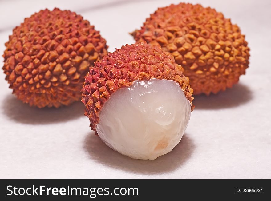 Litschi, exotic fruit of CHina