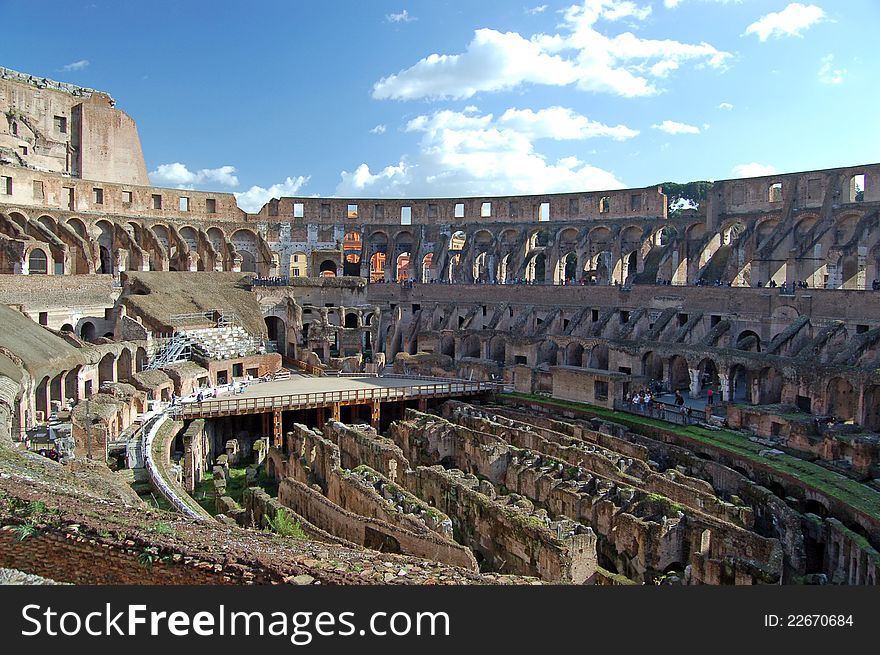 The Colosseum in Rome remains on of the cities most iconic and visitied landmarks