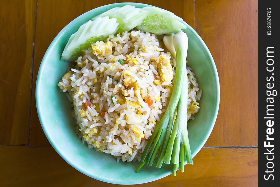 Thai food fried rice