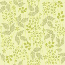 Seamless Floral Background In Vector Royalty Free Stock Photos