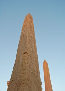 Twin Obelisks Stock Photos Twin Obelisks Stock Photos