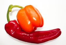 Bell And Sweet Pepper Royalty Free Stock Image