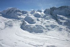 Alpine Glacier Royalty Free Stock Images