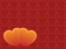 Two Hearts Stock Image Two Hearts Stock Image