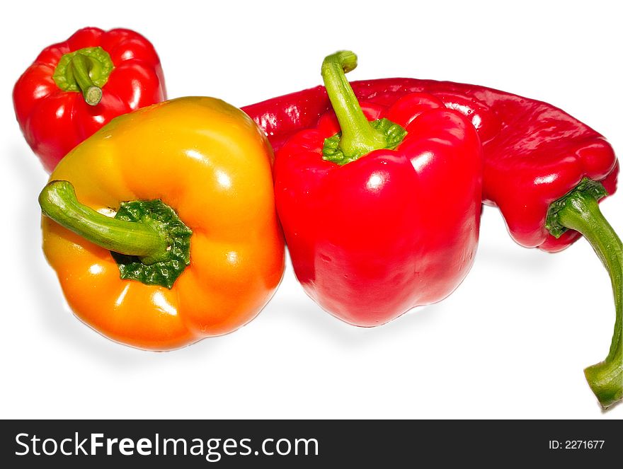 Mixed bell and sweet peppers. Mixed bell and sweet peppers