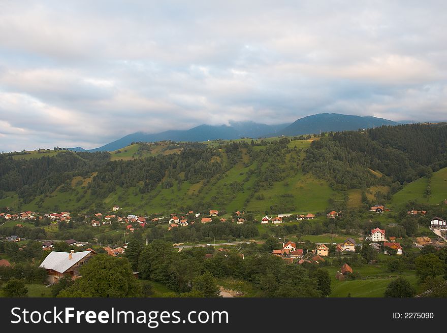 Mountain landscape in the summer. Mountain landscape in the summer