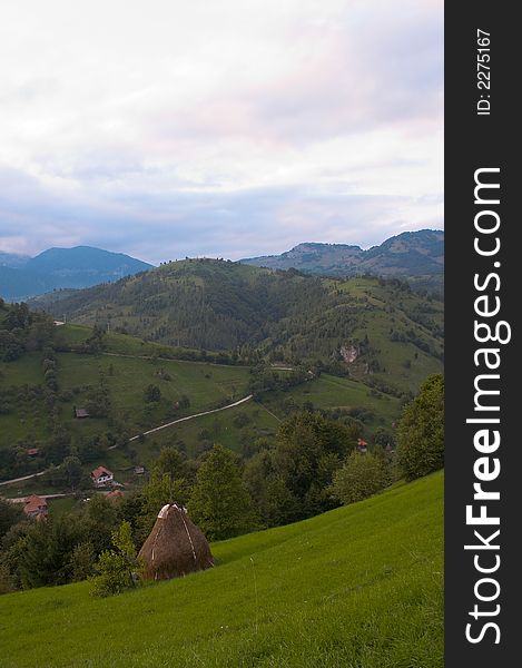 Mountain landscape in the summer. Mountain landscape in the summer