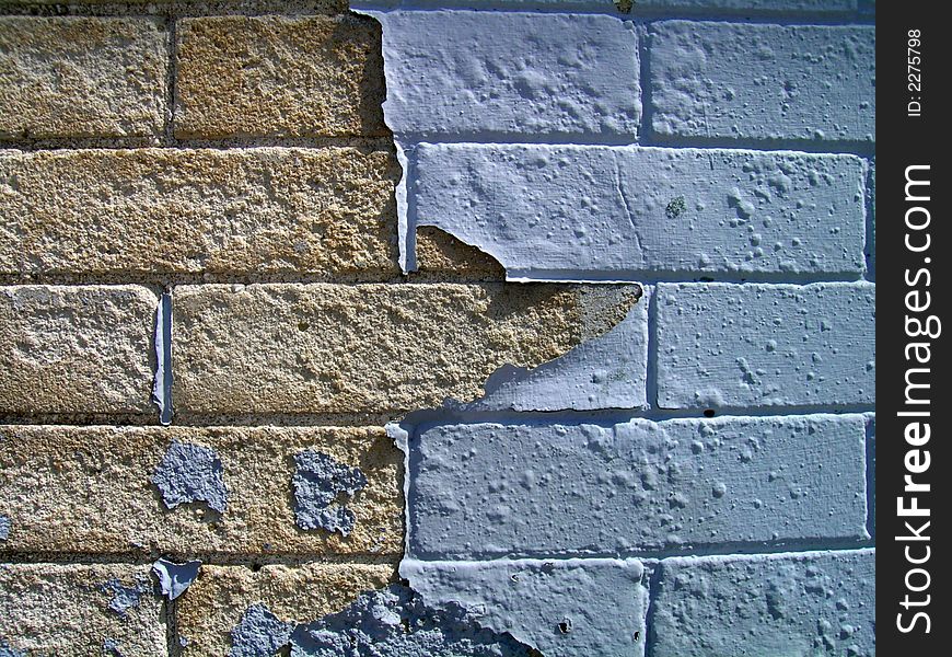 Detail shot of an old brick wall. Detail shot of an old brick wall