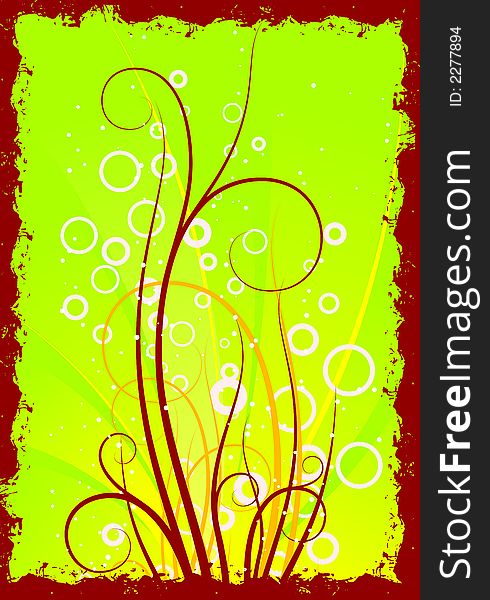 Abstract Spring Grunge Decorative Background Vector Illustration. Abstract Spring Grunge Decorative Background Vector Illustration