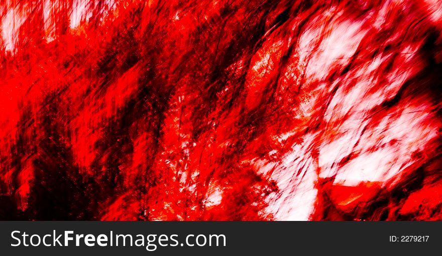 Textured Red Abstract 5
