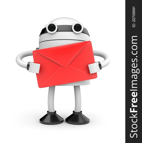 Robot With Mail