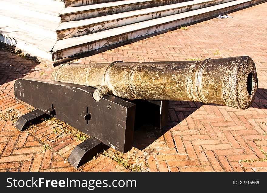 Ancient Cannons.