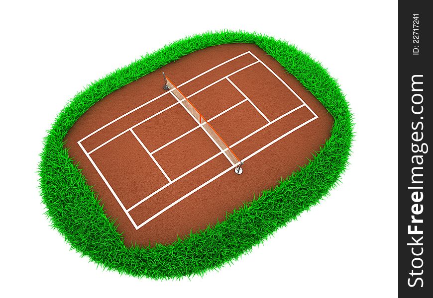 Tennis Court 3D