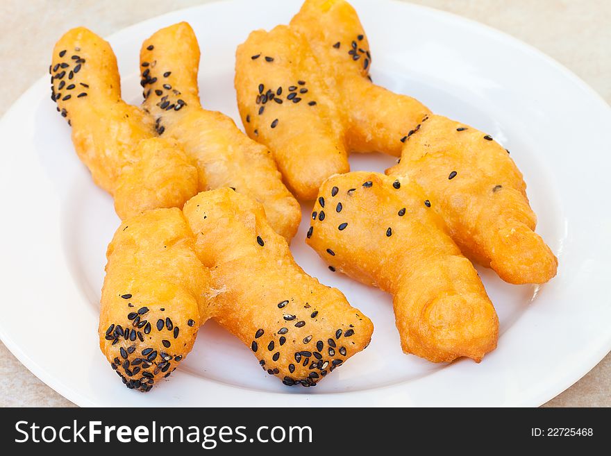 Deep-fried dough-stick