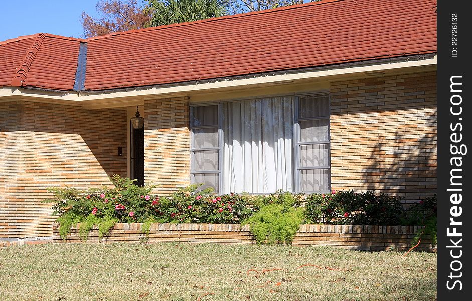 Garden and house