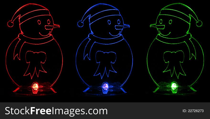 Luminous snowmen