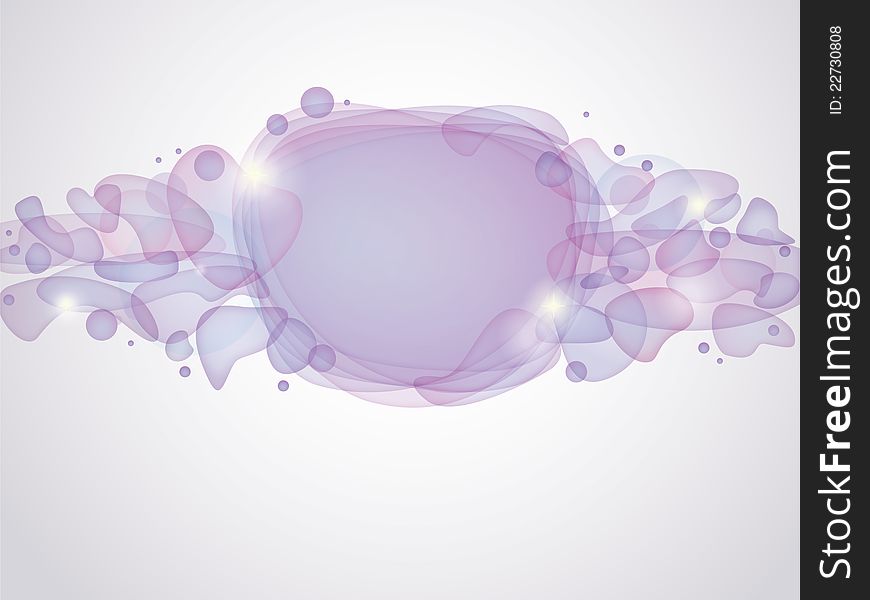 Abstract Vector Background Of Bubbles