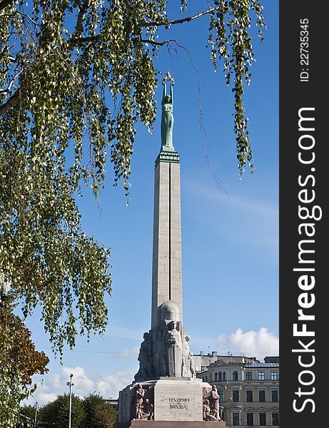 The shot was taken in summer time in the center city of Riga -capital of Latvian republic, Europe. The shot was taken in summer time in the center city of Riga -capital of Latvian republic, Europe