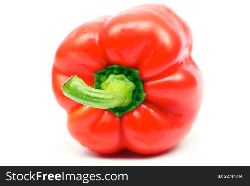 Red bell pepper vegetarian vegetable organic paprika