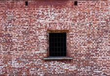 Window In The Old Brick Wall Stock Photo Window In The Old Brick Wall Stock Photo