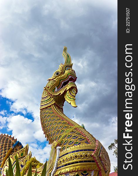 Statue of the dragon kingdom. The Pa Sak River Dam Jolasid. Statue of the dragon kingdom. The Pa Sak River Dam Jolasid.