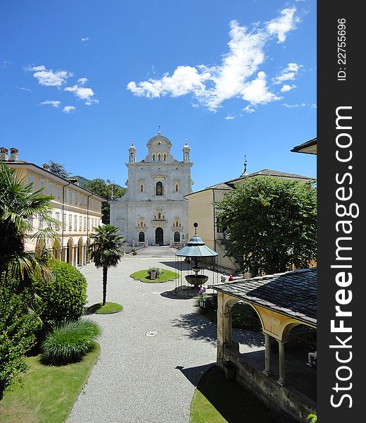View of the Varallo's church (VC, Italy). View of the Varallo's church (VC, Italy)