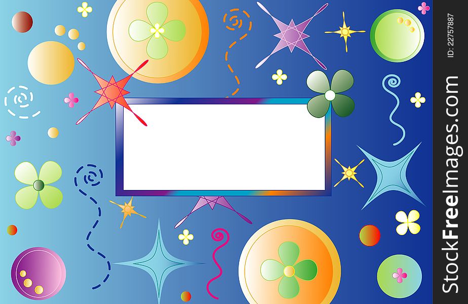 Happy colors background, frame for your text, jpg and vector. Happy colors background, frame for your text, jpg and vector