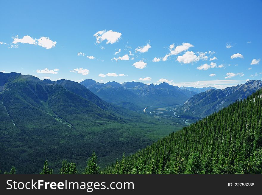 Ontop Of Sulphur Mountain,Banff Alberta,Canada