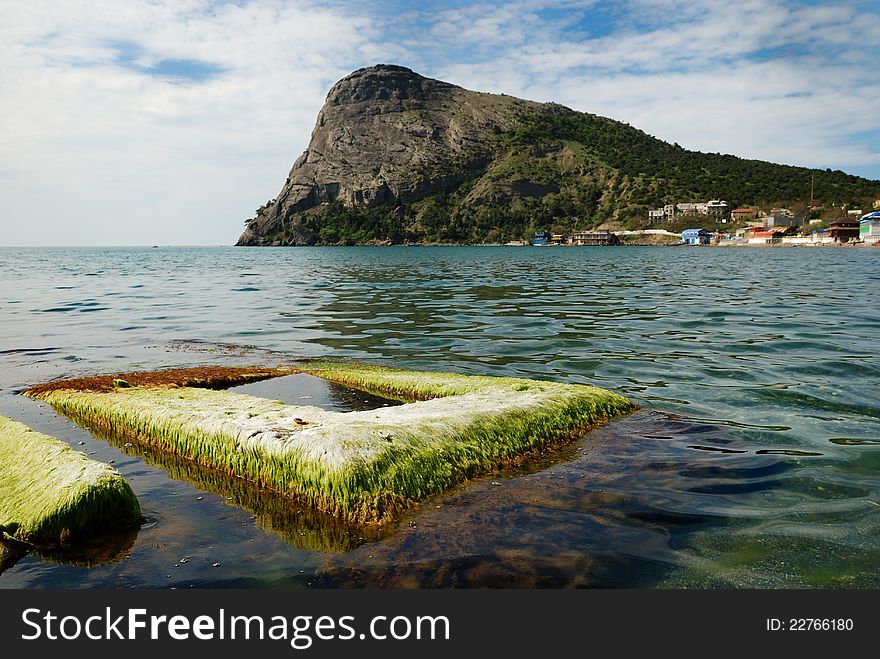 Green Bay Of Noviy Svet On The Crimean Coast.