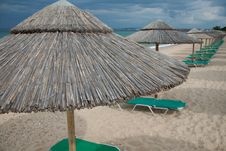 Empty Beach Royalty Free Stock Photo Empty Beach Royalty Free Stock Photo