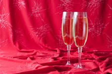 Two Glasses Of Champagne Stock Image Two Glasses Of Champagne Stock Image