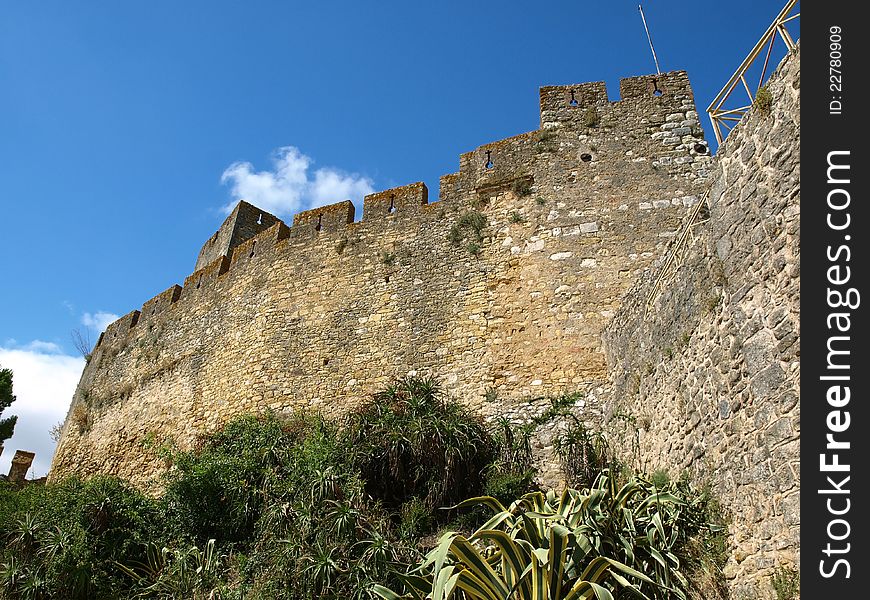 Tomar-Convento de Cristo,castle of Knights Templar. Tomar-Convento de Cristo,castle of Knights Templar