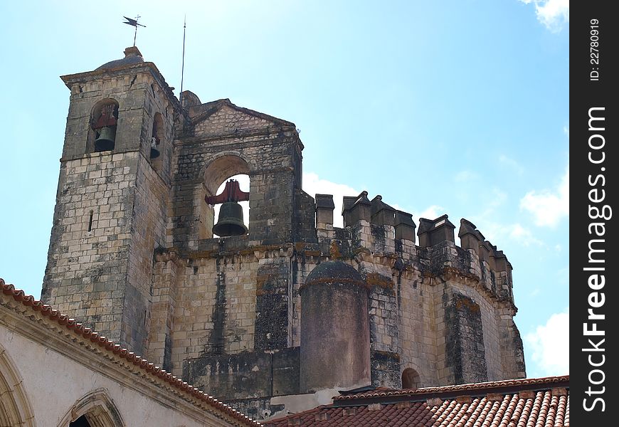 Tomar-Convento de Cristo ,tower bell. Tomar-Convento de Cristo ,tower bell