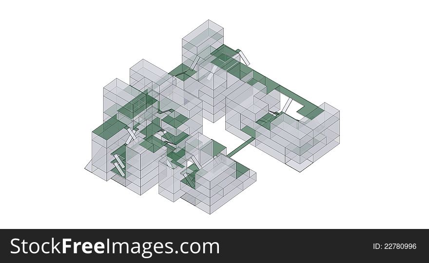 A conceptual architecture diagram about green architecture. A conceptual architecture diagram about green architecture.