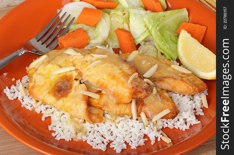 Fish Fillet On Rice