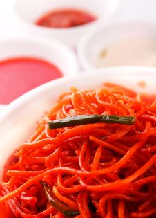 Stir-fried Noodles, Chow Mein, Chinese Cuisine Stock Image Stir-fried Noodles, Chow Mein, Chinese Cuisine Stock Image