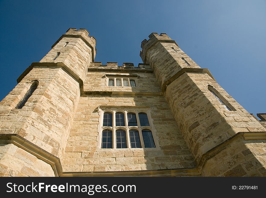 The historic building of leeds castle 
in kent in england. The historic building of leeds castle 
in kent in england